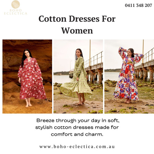 Stylish and Comfortable Cotton Dresses For Women for Any Occasion.jpg