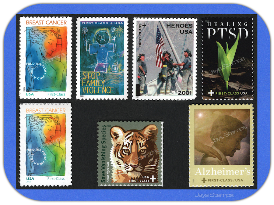 19982019 SEMIPOSTAL Complete SET of 7 Individual Stamps w/Bonus B1 B7 eBay
