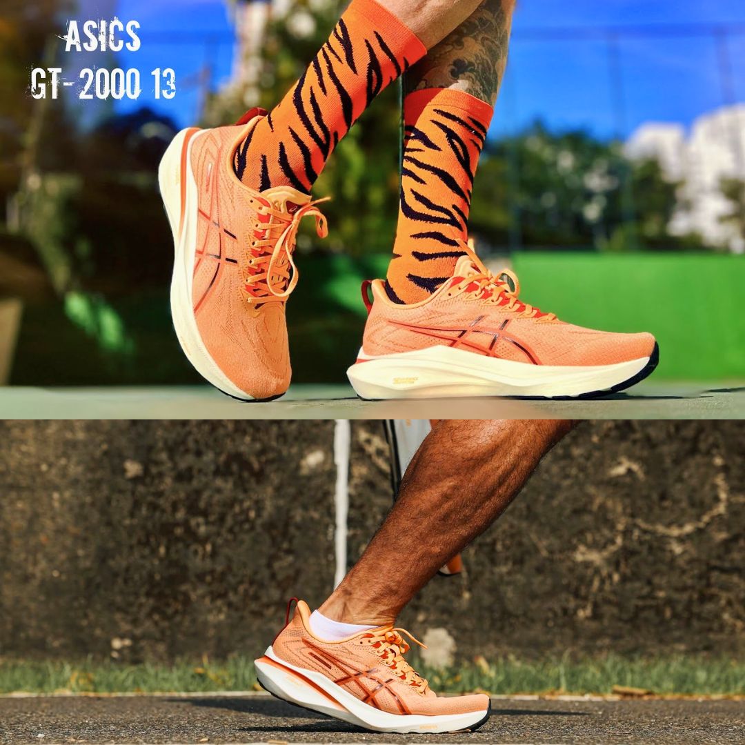 Tênis Asics Gt-2000 13 Faded Orange/desert Red Masculino