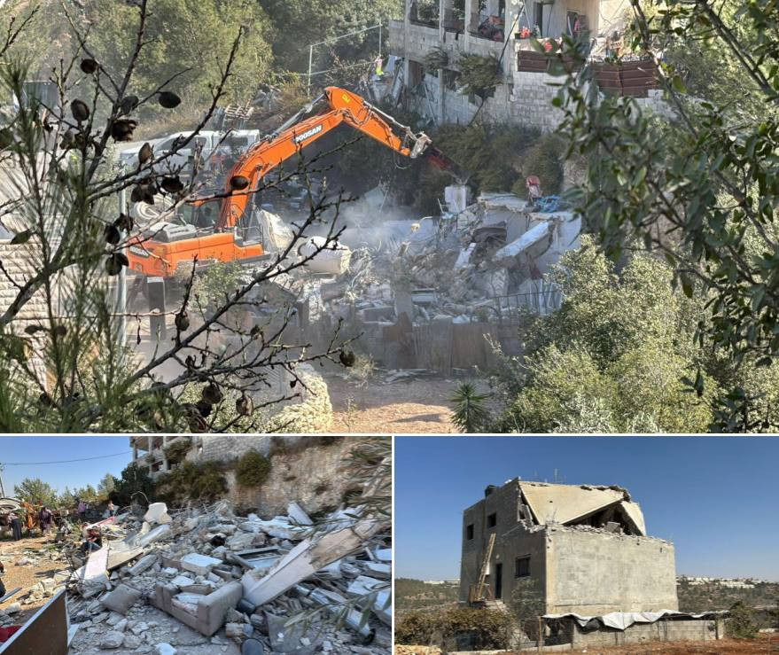 صور | قوات الاحتلال تقتحم بلدة الولجة في بيت لحم وتقوم بهدم منزلين....