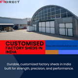 Customised factory sheds in india