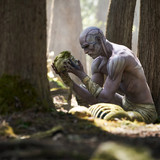 FRANKENSTEIN. Jacob Elordi as The Creature in Frankenstein. Cr. Ken Woroner/Netflix  2025.