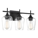 Breena 3 Light Dimmable Vanity Light Black