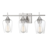 Breena 3 Light Dimmable Vanity Light Satin Nickel