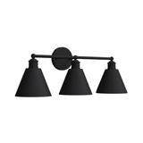 Option E - Vanity Light Matte Black Cone