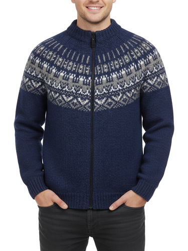 Mens Full Zip Sweater Blue 2.png