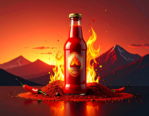 Firefly make me images of hot sauce made from volcanos with a size of 300 by 200 348773.jpg