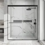 Black Shower Glass Door