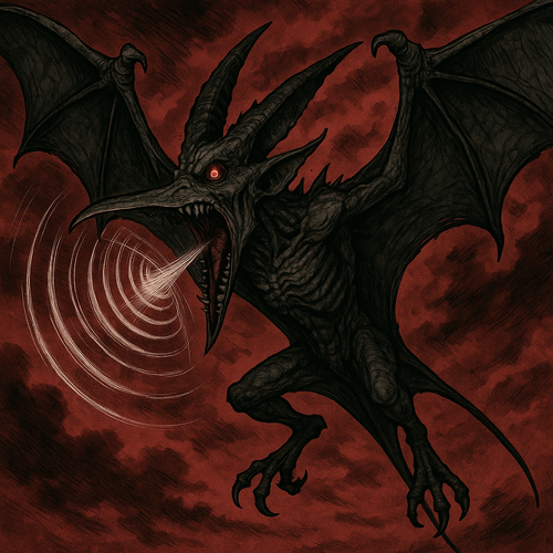 20250925 0610 Demonic Bat Screech simple compose 01k6090a9wf9e9wvm5jh9yab9v.png