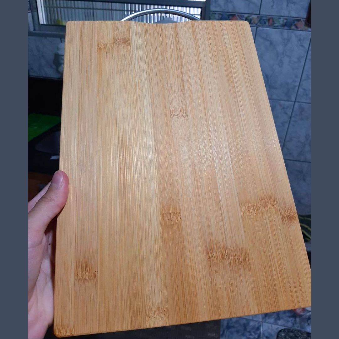 Mimo Style Tábua de Corte Gourmet de Bambu Ecokitchen para Carnes, Legumes, Vegetais, Frutas e Queijo – Ecológica, Durável e Resistente, Ideal para Festa, Churrasco e Confraternização