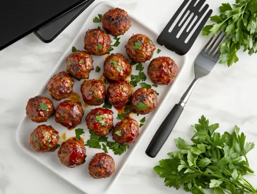 Sweet chili Meatballs Crockpot Recipe.webp