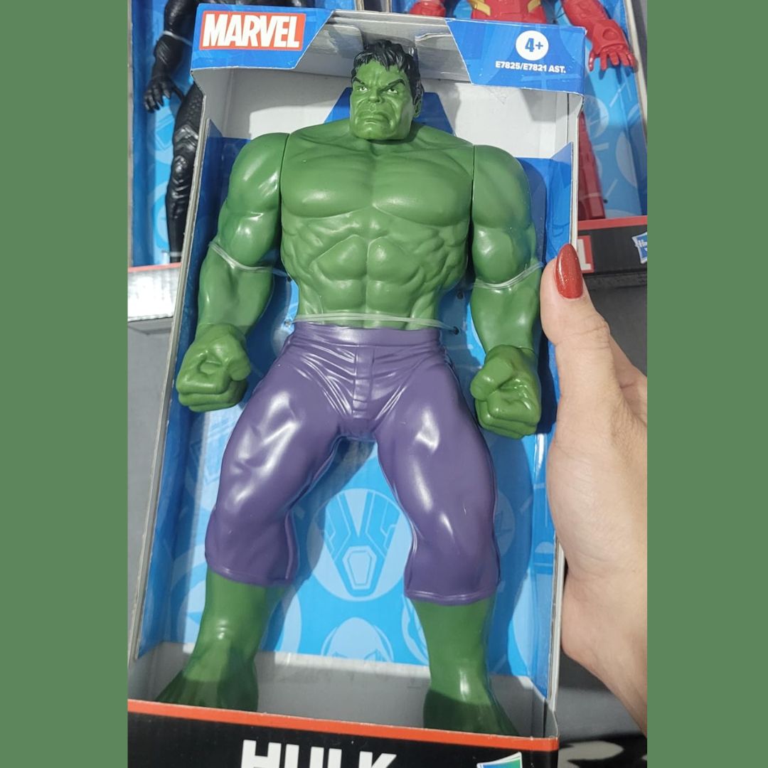 Marvel, Boneco Hulk Olympus, Verde e Azul