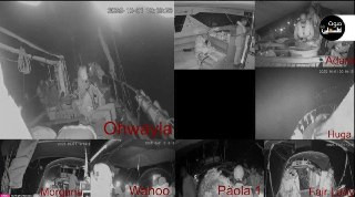 صور من على متن إحدى سفن أسطول الصمود العالمي، بالتزامن مع حصار زوارق الاحتلال لها....