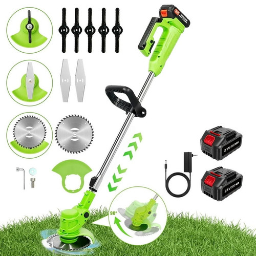 KingFurt Electric Cordless Grass String Trimmer Lawn Edger Weed Eater Cutter 2 Battery b6ff7eae 84d1.jpg