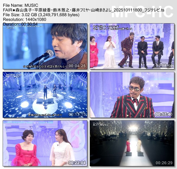 [TV-Variety] MUSIC FAIR – 2025.10.11