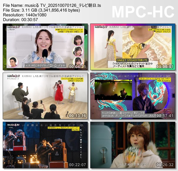 [TV-Variety] musicる TV – 2025.10.06