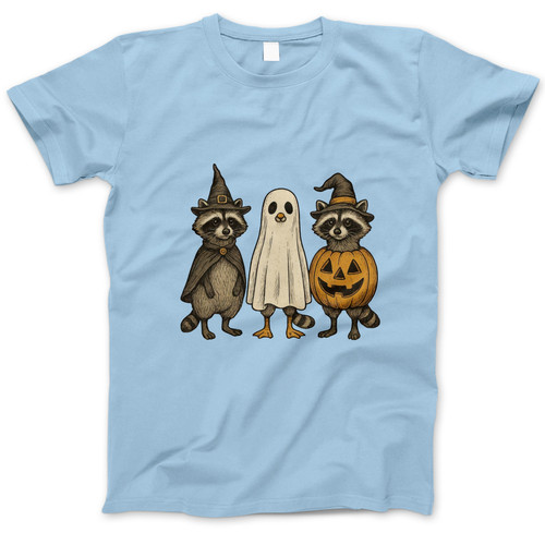 Photograph of four blank t-shirts greys beige and army green. Clipping path included. Ready for your.jpg