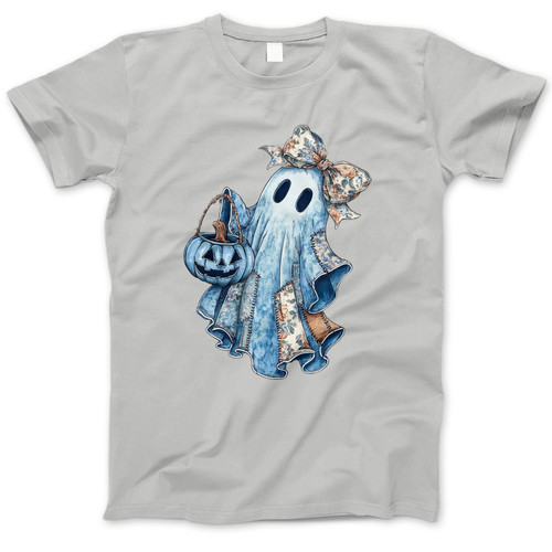 Photograph of four blank t-shirts greys beige and army green. Clipping path included. Ready for your.jpg