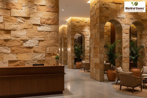 Natural Stone Wall Coverings for Commercial Spaces in India (Hotels, Offices, Restaurants).jpg