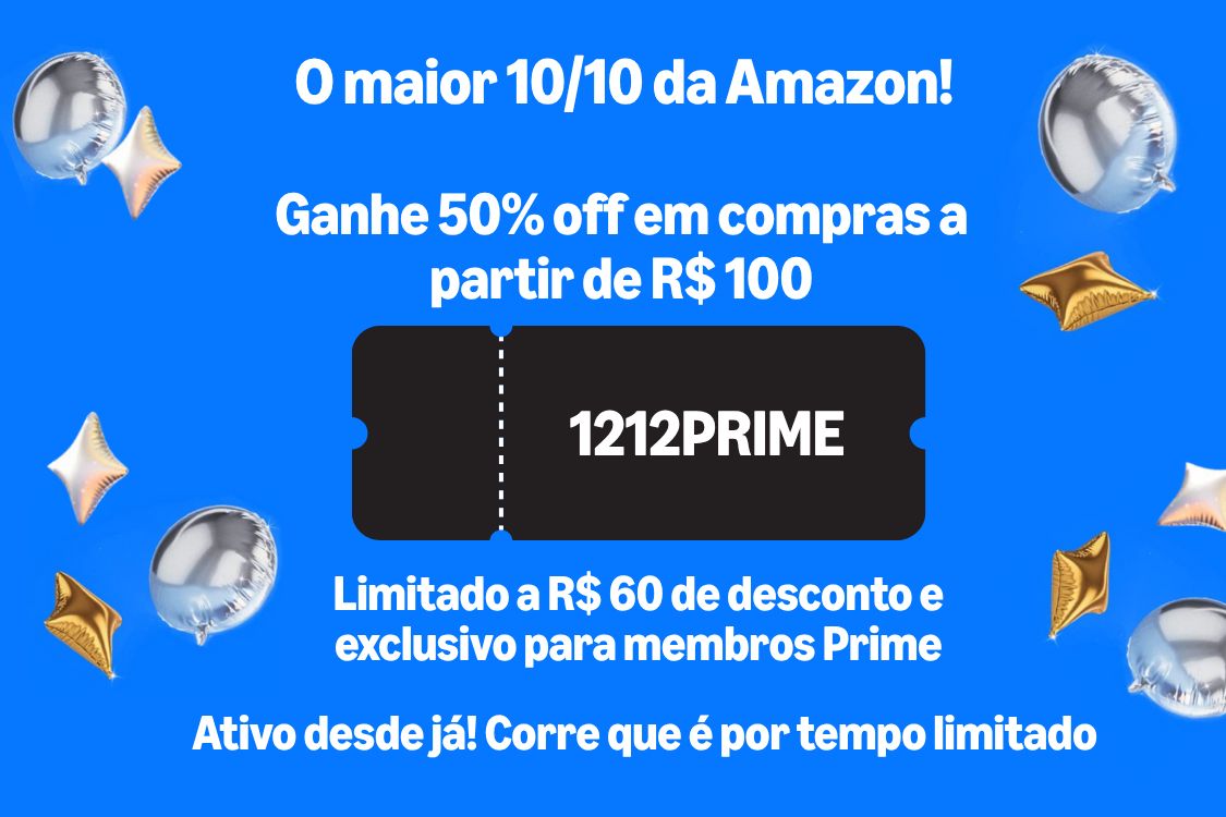 Cupom R OFF acima de R0 na Amazon