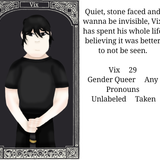 Vix Card w/ Text