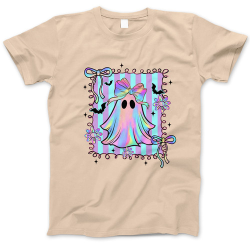 Photograph of four blank t-shirts greys beige and army green. Clipping path included. Ready for your.jpg