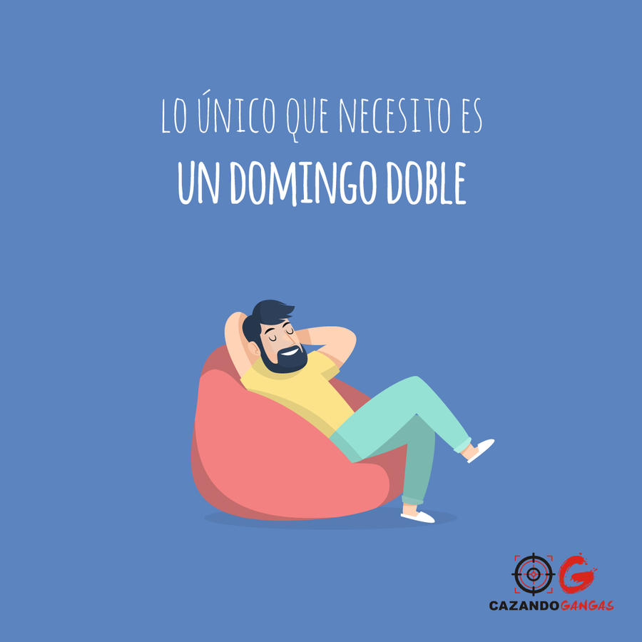 Descansa y disfruta de las mejores gangas del día 😊 #FelizDomingo