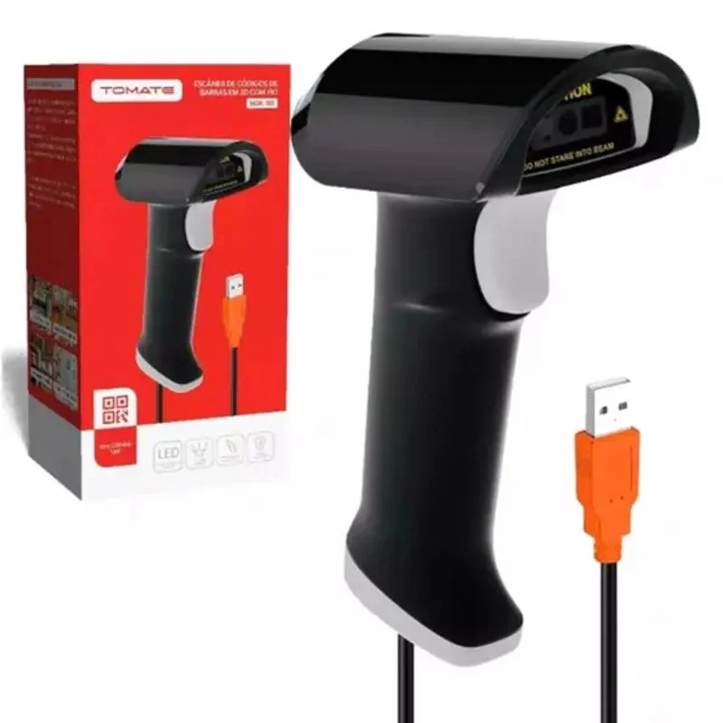 Leitor de Código de Barras 2D com Fio 1.4m Tomate MDK-103 - miniatura 1