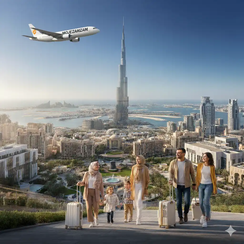 تور دبی 1404 موج زمزم