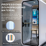 Single Office Pod - Diamond-Frame Soundproof Booth with 35dB Isolation.png