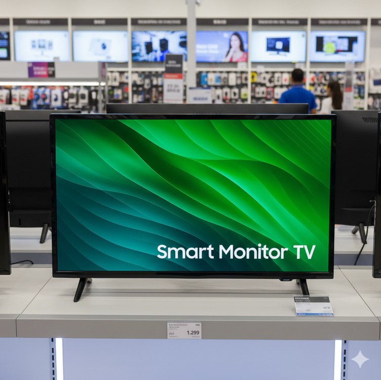 Samsung Smart Monitor TV 32″, HD, Plataforma Tizen™ LS32H5000FGXZD