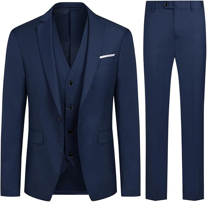 Allthemen Herenpak Slim Fit - Modern 3-delig pak