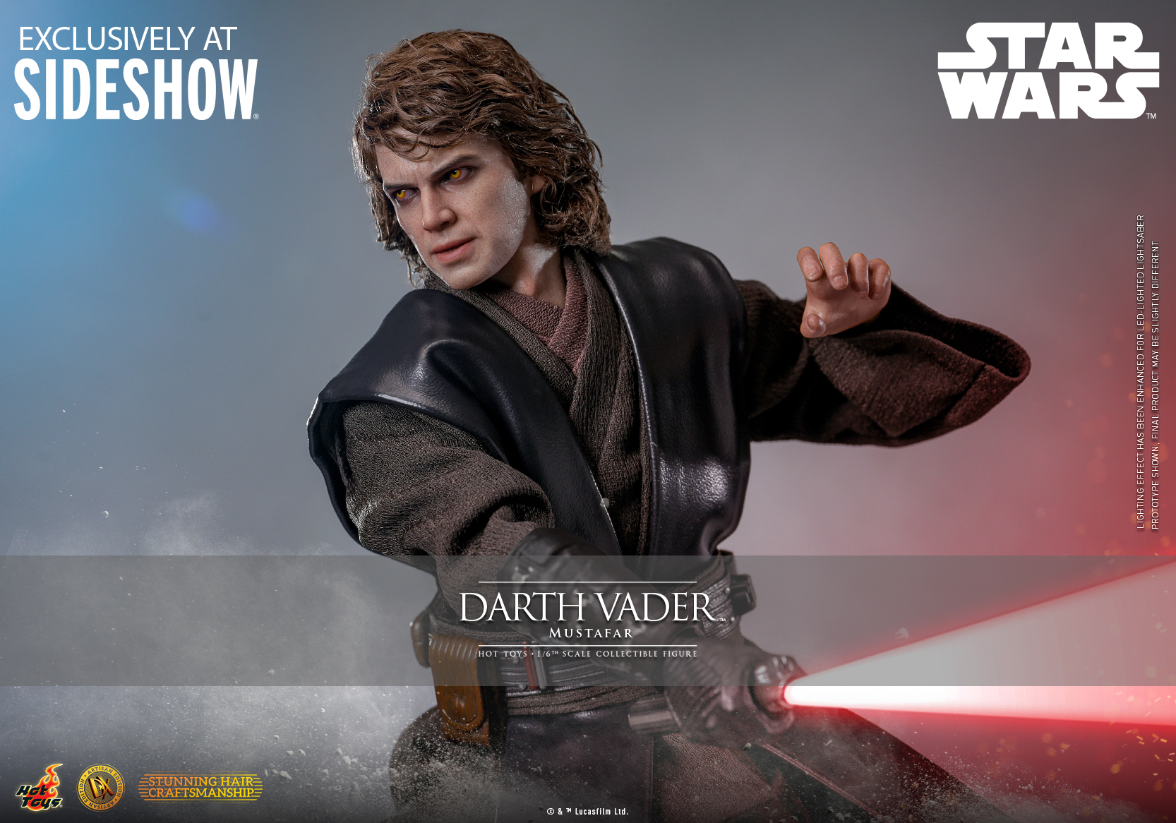 The Fall of Anakin – Hot Toys reveals Darth Vader (Mustafar) Artisan Edition [Sideshow Exclusive]
