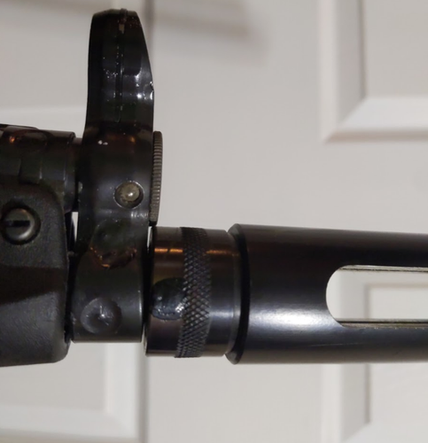 What does Vector v53 barrel look like under the fake suppressor ...