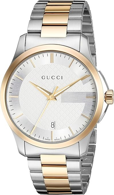 Gucci Zwitsers Quartz Horloge - Tweekleurig herenhorloge