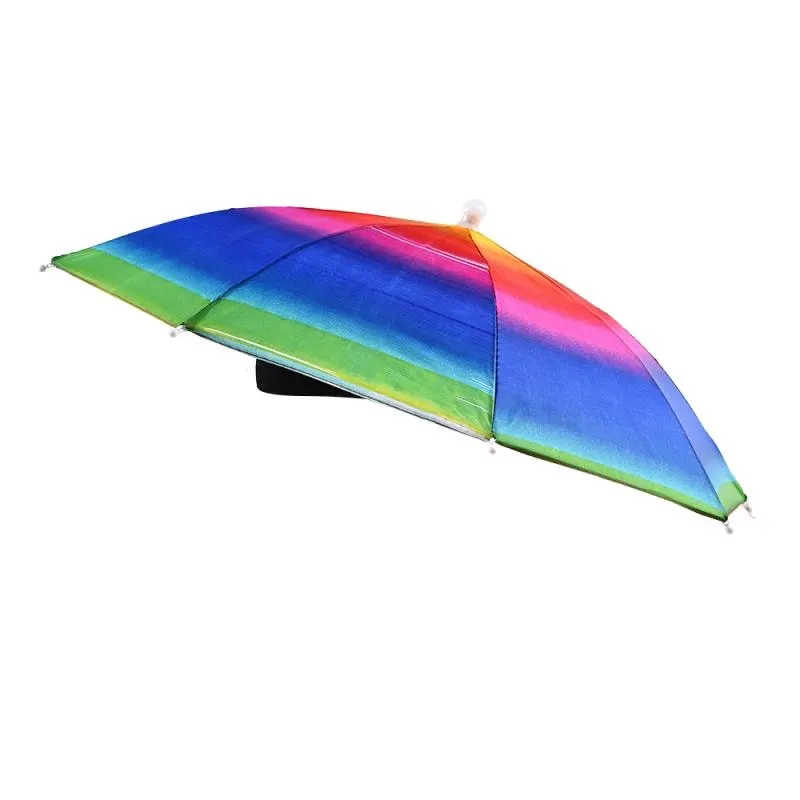 Rainbow Umbrella Hat Image 2