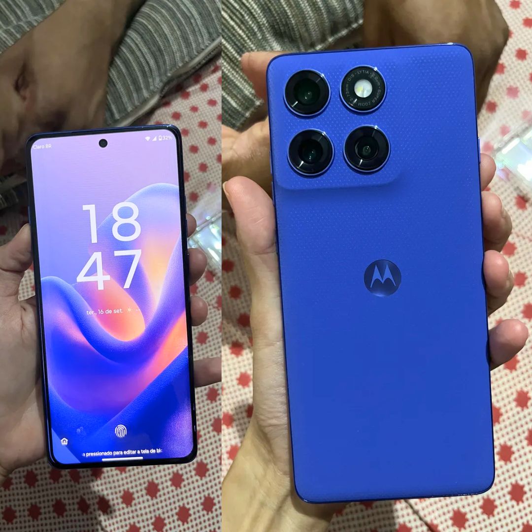 Smartphone Motorola Edge 60 Pro 5g – 256gb 24gb (12gb Ram+12gb Ram Boost) Tela Quad-curve Moto Ai 50mp Sony Camera Ultrarresistencia Militar Ip68 + Ip69