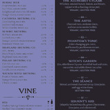 Drink Menu color