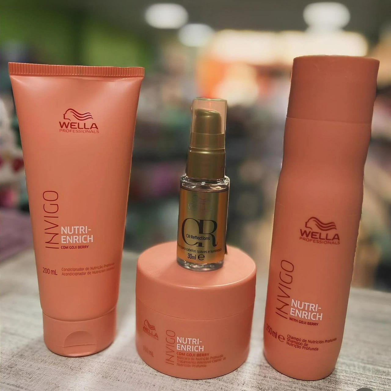 Kit Wella Pro Invigo Enrich Oil – 4 Produtos