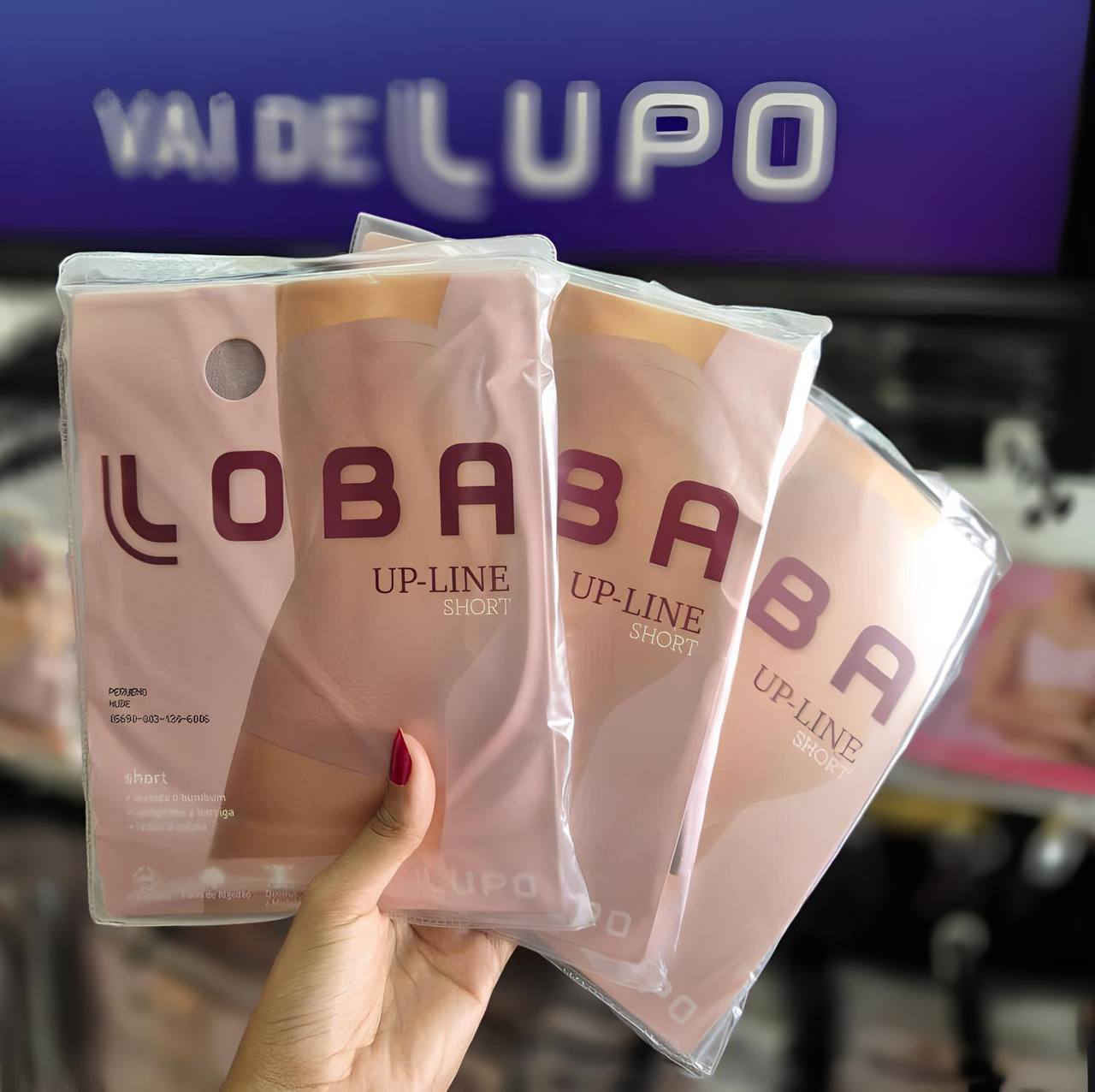 Kit 3 Shorts Modelador Lupo Calcinha Cinta Diminui Barriga