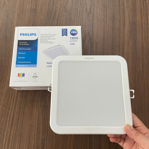 den downlight am tran vuong led philips dn027b led smartbright g3 led12 cw 12w l150 sq 6500k 1300lm .jpg