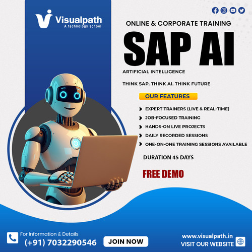 Visualpath provides professional SAP AI Training to help you master AI integration within SAP systems through real-time projects and expert mentorship. With our SAP AI Course Online, you can learn at your own pace through interactive sessions, live projects, and certification support.Join Visualpath to enhance your SAP AI skills and career opportunities. Call 7032290546 for enrollment details.

WhatsApp: https://wa.me/c/917032290546
Visit:https://www.visualpath.in/sap-artificial-intelligence-training.html
Visit our Blog: https://visualpathblogs.com/sap-ai/