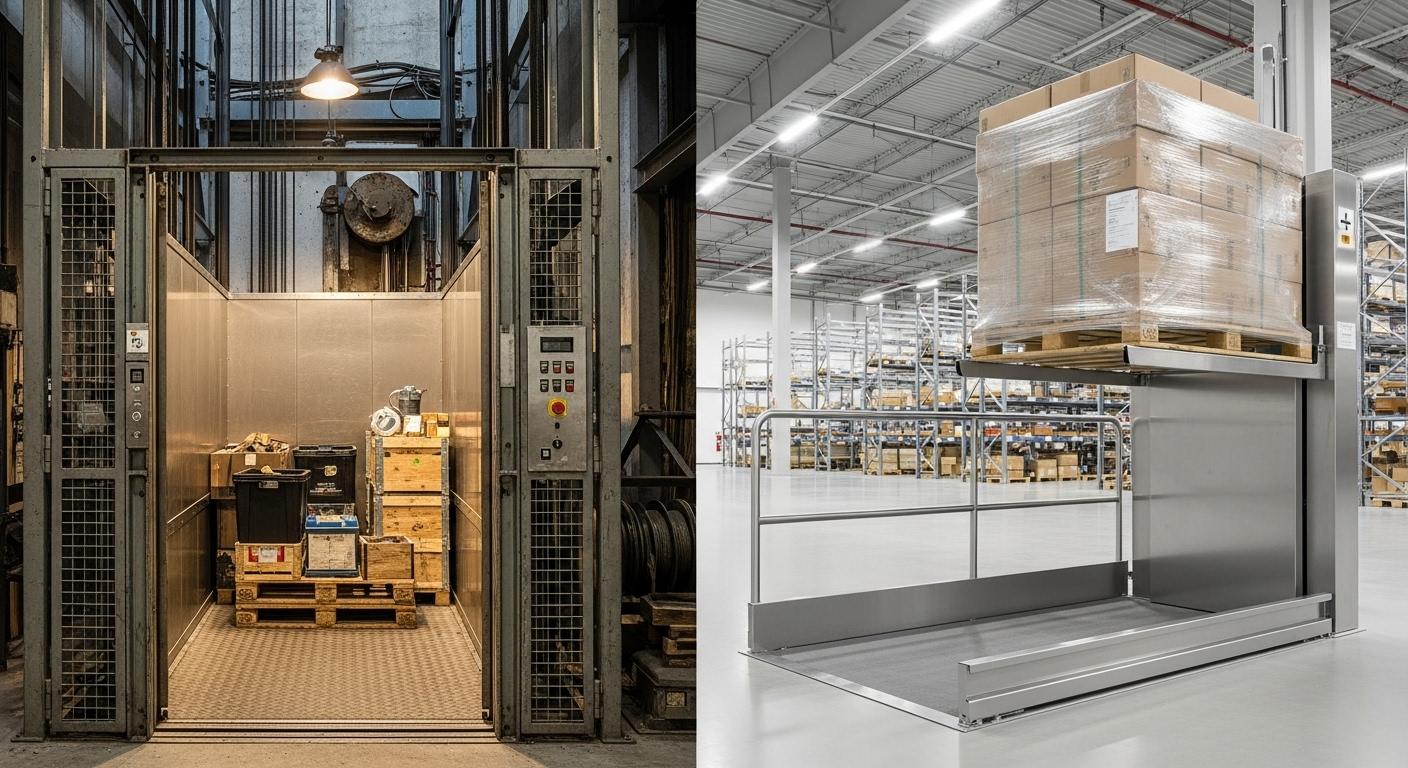 Типы подъемников и компоновка