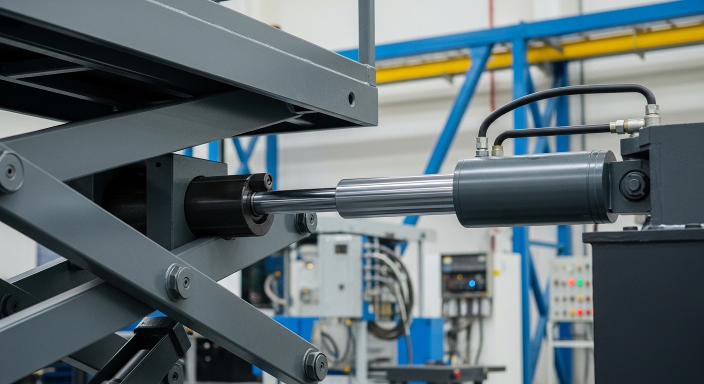 Гидравлическая система подъема грузов на производстве