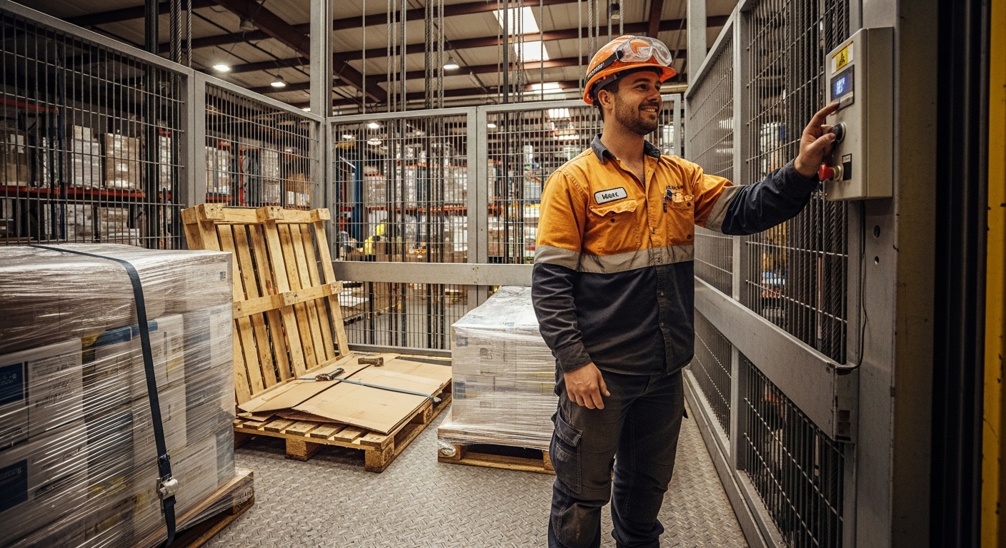 Системы безопасности грузового подъемника