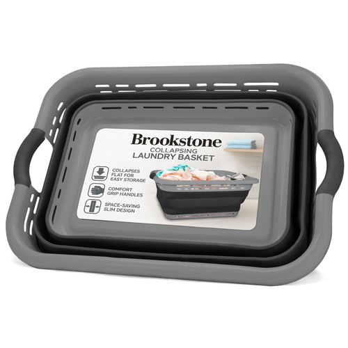 BKH1489 Collapsible Laundry Basket Dark Gray AMZ 01.jpg