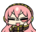 巡音ルカ megurine luka childish eyelid pull tounge out emoji / emoticon size.png