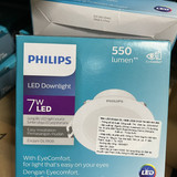 den downlight am tran led philips eridani dl190b led6 d100 7w 865 wh sni 6500k 550lm