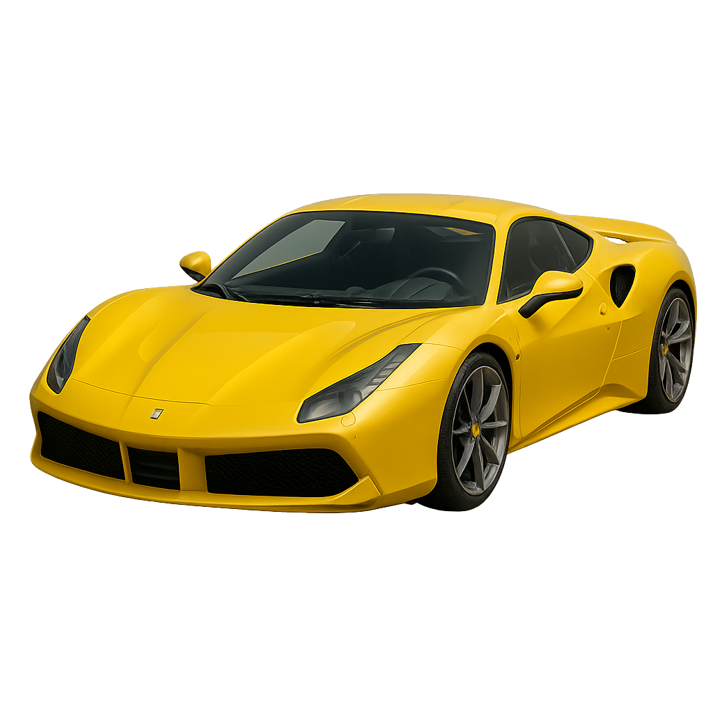 3D car no background