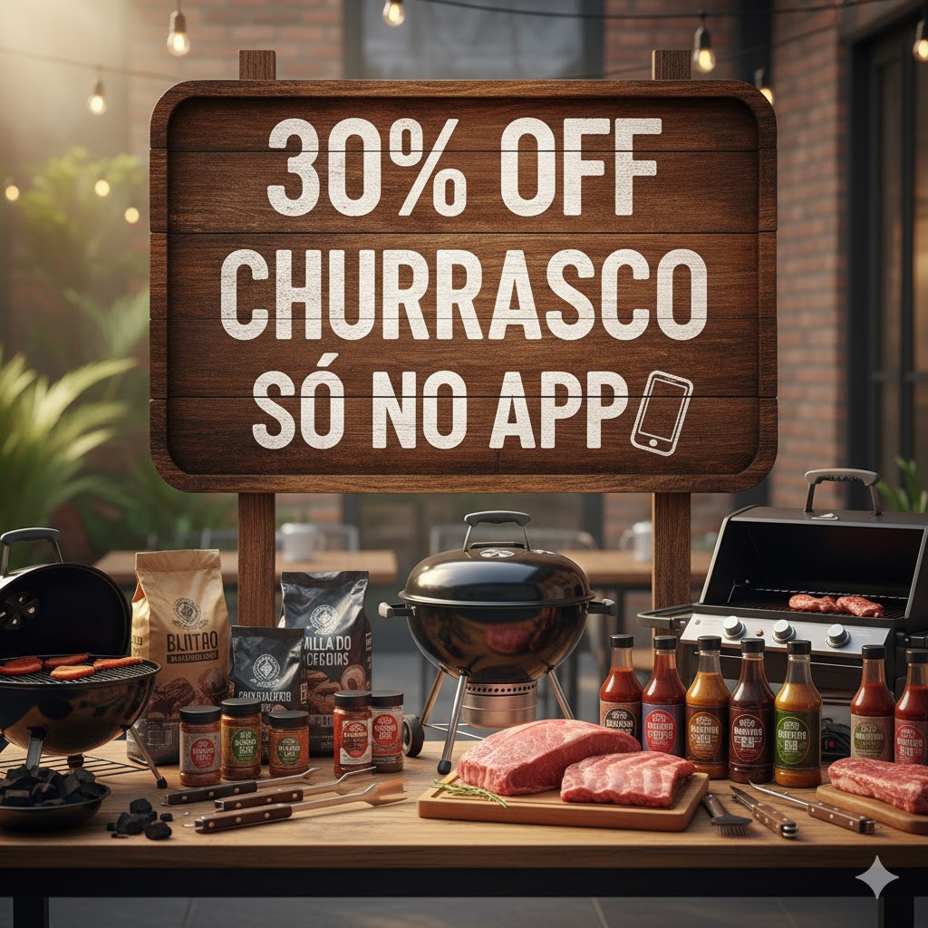 Exclusivo Prime: 30% off em itens para seu churrasco